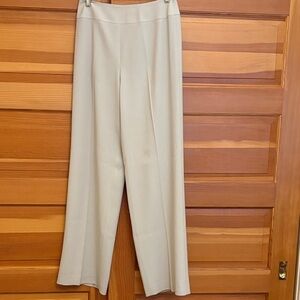 Talbots Cream Wide Leg Women's Pants